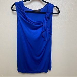 The Limited Cowl Neck Cobalt Blue Tank Top M
